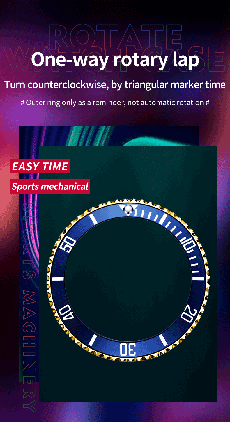 OLEVS 6650 Men Watch Classic Original Automatic Mechanical Watch For Man Zircon Scale  Waterproof Luminous Stainless Steel Reloj