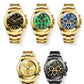 OLEVS 6638 Men's Automatic Mechanical Watch Waterproof Luminous Stainless Steel Strap Men's Mechanical Watch Fashion Luxury