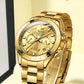 OLEVS 6638 Men's Automatic Mechanical Watch Waterproof Luminous Stainless Steel Strap Men's Mechanical Watch Fashion Luxury