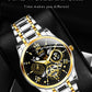 OPK8135 Men's Watch, Steel Band with Night Glow Waterproof