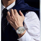 OLEVS 3653 Mens Watch Quartz Watch Multifunctional Chronograph Watch For Men 30M Waterproof Luminous Moon Phase Box Original