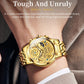 OLEVS Original Brand Luxury Men's watches Fashion High Grade Quartz Watch New Concept Design Stainless Steel Strap Wristwatch