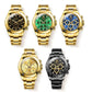 OLEVS 6638 Men's Automatic Mechanical Watch Waterproof Luminous Stainless Steel Strap Men's Mechanical Watch Fashion Luxury