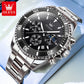 OLEVS 2870 Men Watch 42.5mm Big Dial Chronograph Moon Phase Waterproof Sports Watches Original Fashion Quartz Watch for Men 2025