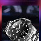 OLEVS 6650 Men Watch Classic Original Automatic Mechanical Watch For Man Zircon Scale  Waterproof Luminous Stainless Steel Reloj