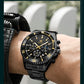 OLEVS 2870 Men Watch 42.5mm Big Dial Chronograph Moon Phase Waterproof Sports Watches Original Fashion Quartz Watch for Men 2025
