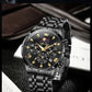 OLEVS 3653 Mens Watch Quartz Watch Multifunctional Chronograph Watch For Men 30M Waterproof Luminous Moon Phase Box Original