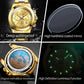 OLEVS 6638 Men's Automatic Mechanical Watch Waterproof Luminous Stainless Steel Strap Men's Mechanical Watch Fashion Luxury