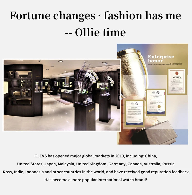 OLEVS 6638 Men's Automatic Mechanical Watch Waterproof Luminous Stainless Steel Strap Men's Mechanical Watch Fashion Luxury