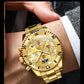 OLEVS  2926  Watches For Men New Fashion Brand Luxury Quartz Watch  Three Small Dial Stainless steel Waterproof   Chronograph