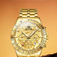 OLEVS 9913  Men's Watches Original Quartz Watches For Men Waterproof Luminous Chronograph Date 24 Hours Watches Luxury Men