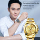OLEVS 6638 Men's Automatic Mechanical Watch Waterproof Luminous Stainless Steel Strap Men's Mechanical Watch Fashion Luxury