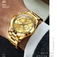 OLEVS 6638 Men's Automatic Mechanical Watch Waterproof Luminous Stainless Steel Strap Men's Mechanical Watch Fashion Luxury