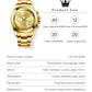 OLEVS 6638 Men's Automatic Mechanical Watch Waterproof Luminous Stainless Steel Strap Men's Mechanical Watch Fashion Luxury