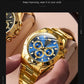 OLEVS 6638 Men's Automatic Mechanical Watch Waterproof Luminous Stainless Steel Strap Men's Mechanical Watch Fashion Luxury