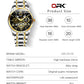 OPK8135 Men's Watch, Steel Band with Night Glow Waterproof