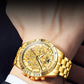 OLEVS 9913  Men's Watches Original Quartz Watches For Men Waterproof Luminous Chronograph Date 24 Hours Watches Luxury Men