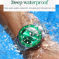 OLEVS Top Original Men Quartz Watch Green Waterproof Watch for Men Stainless Steel Quartz Men Luxury Watch Luminous Wristwatch