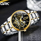 OPK8135 Men's Watch, Steel Band with Night Glow Waterproof