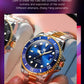 OLEVS 6650 Men Watch Classic Original Automatic Mechanical Watch For Man Zircon Scale  Waterproof Luminous Stainless Steel Reloj