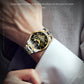OPK8135 Men's Watch, Steel Band with Night Glow Waterproof