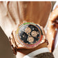 OLEVS Luxury Top Brand Quartz Men's Watch Multi function Stainless Steel Rainbow Gemstone Bezel Watch for Men reloj de hombre