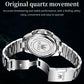 OLEVS  2926  Watches For Men New Fashion Brand Luxury Quartz Watch  Three Small Dial Stainless steel Waterproof   Chronograph