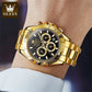 OLEVS 6638 Men's Automatic Mechanical Watch Waterproof Luminous Stainless Steel Strap Men's Mechanical Watch Fashion Luxury