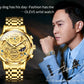 OLEVS Original Brand Luxury Men's watches Fashion High Grade Quartz Watch New Concept Design Stainless Steel Strap Wristwatch