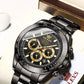 OLEVS 6638 Men's Automatic Mechanical Watch Waterproof Luminous Stainless Steel Strap Men's Mechanical Watch Fashion Luxury