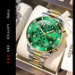 OLEVS  2926  Watches For Men New Fashion Brand Luxury Quartz Watch  Three Small Dial Stainless steel Waterproof   Chronograph