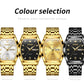 OLEVS Men's Watches Luxury Tonneau Original Top Brand Quartz Watch for Men Waterproof Luminous Week Date Male Wristwatch