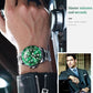 OLEVS Top Original Men Quartz Watch Green Waterproof Watch for Men Stainless Steel Quartz Men Luxury Watch Luminous Wristwatch