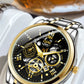 OPK8135 Men's Watch, Steel Band with Night Glow Waterproof