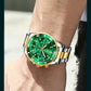 OLEVS 2870 Men Watch 42.5mm Big Dial Chronograph Moon Phase Waterproof Sports Watches Original Fashion Quartz Watch for Men 2025