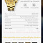 OLEVS Men's Watches Top Brand Luxury Original Waterproof Quartz Watch for Man Gold Skeleton Style 24 Hour Day Night New